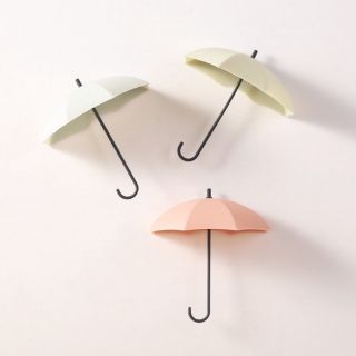 Sét 3 Móc dán tường 3d hình chiếc ô xinh