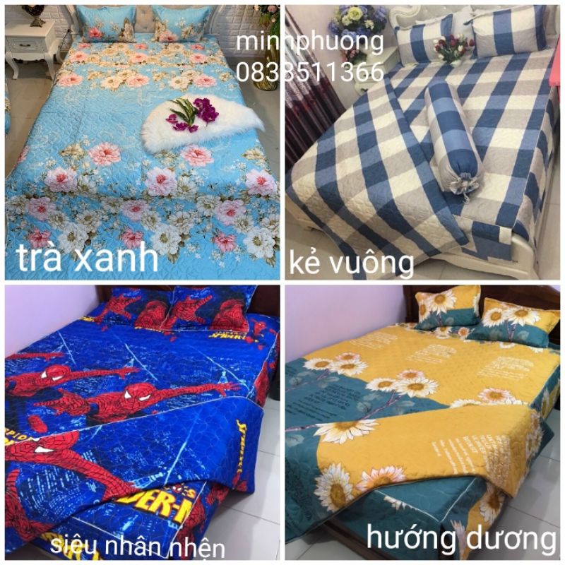 Bộ  ga phủ  trần bông  5 món