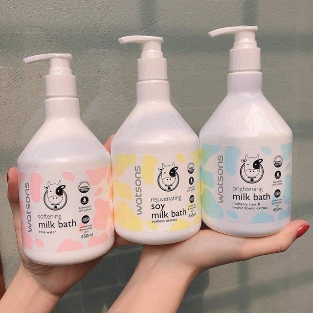 SỮA TẮM CON BÒ WASTON Milk Bath THÁI LAN 450ML