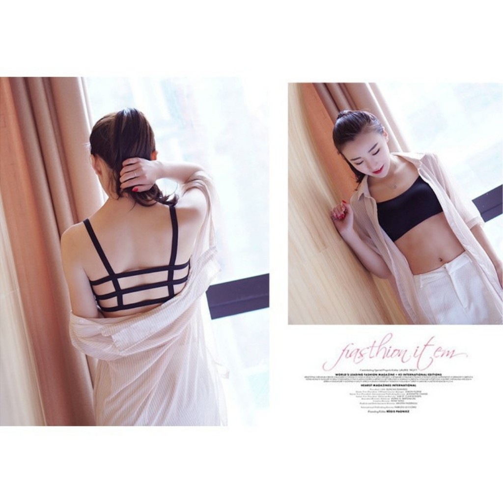 Áo Bra nữ 3 Dây Cotton Xnh Xắn Mút Mỏng Mát