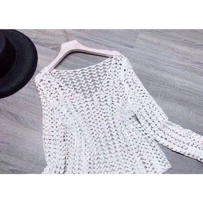 Áo ren móc trái tim hàng QC