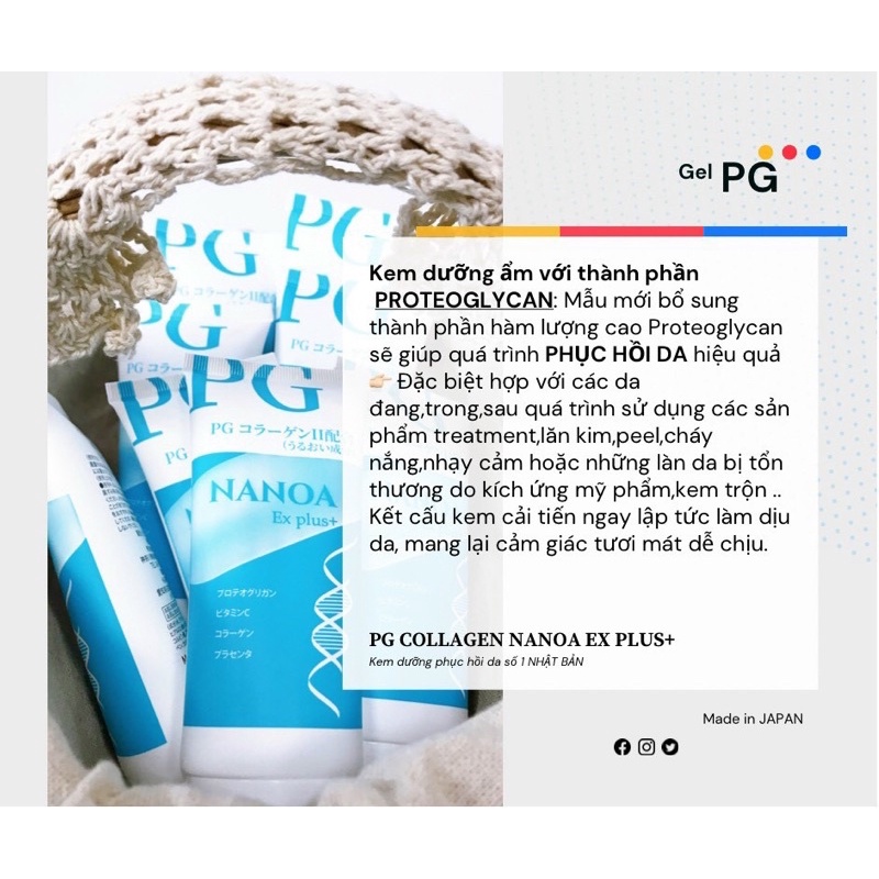 Kem dưỡng collagen cá hồi pục hồi tái tạo da pg