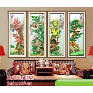 ranh đính đá tứ quý xuân hạ thu đông DF252
