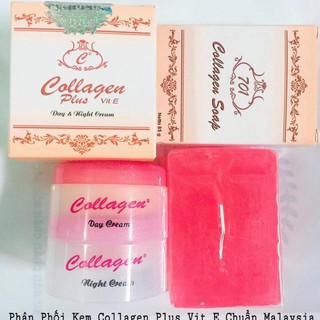Bộ Kem ngày đêm collagen plus vit e
