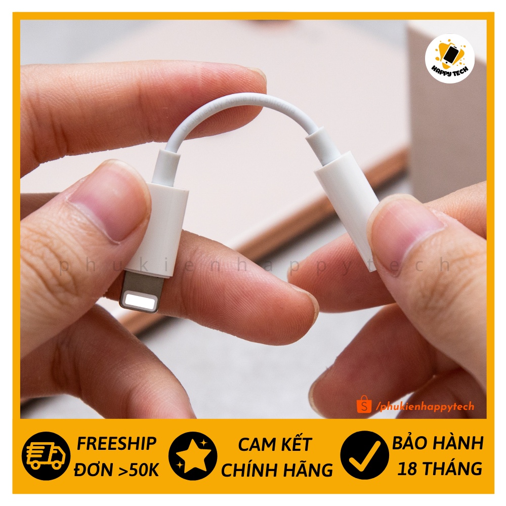 Jack cáp chuyển đổi tai nghe IPto 3.5mm hỗ trợ mic tech store