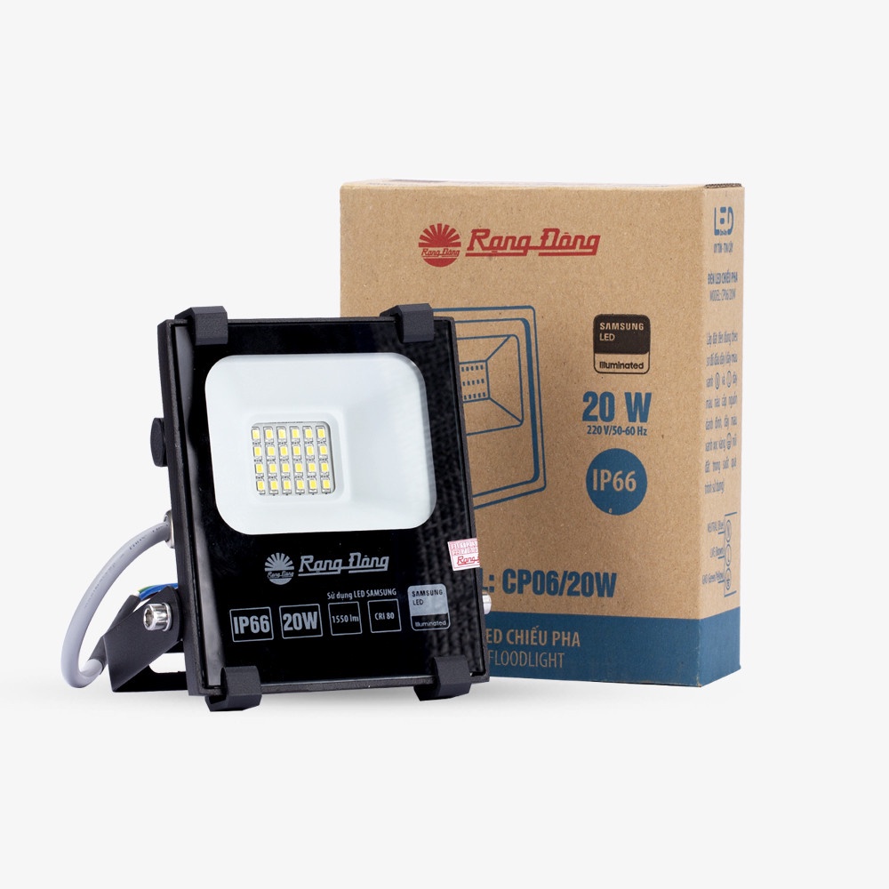 Đèn pha led ngoài trời 30W chống nước, Đèn pha led ngoài trời Rạng Đông siêu sáng, tuổi thọ cao