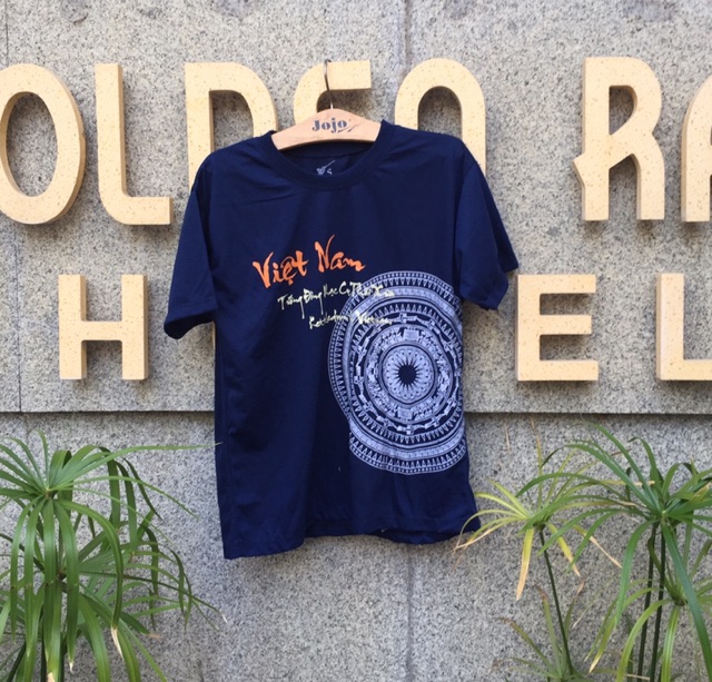Áo Thun Nam Nữ Du Lịch In Trống Đồng Việt Nam Size S - Lucky Girl shop