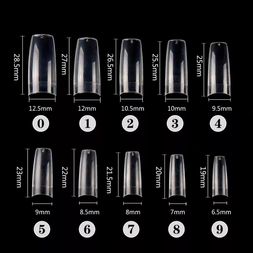 Móng Nối Hàn Móng Có Khấc Gói 500 Móng Đủ Số &amp; Móng Nối Thang Dài  - Shop Nail