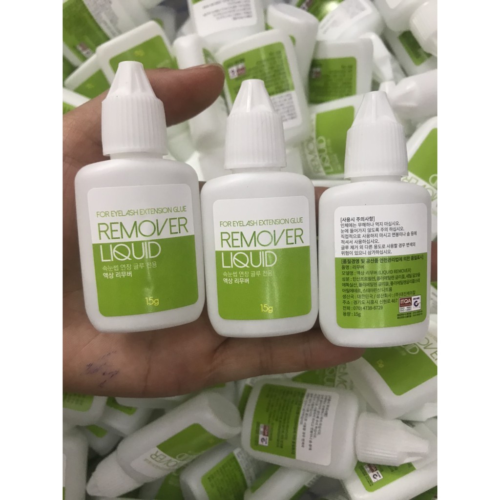 khử dầu trên mi remover liquid_keo nối mi_dụng cụ nối mi mr đức