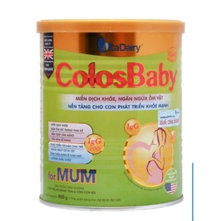 Colosbaby gold for Mum lon 400g dành cho mẹ bầu miễn dịch khỏe ngừa ốm vặt