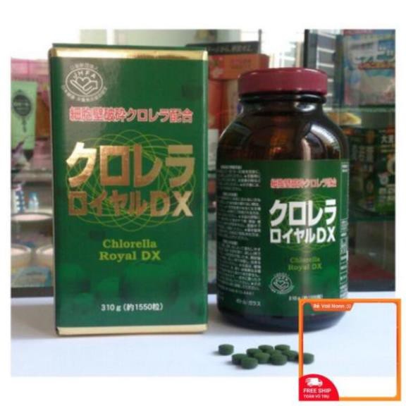 Tảo Lục Hoàng Gia Chlorella Royal DX 1550 Viên