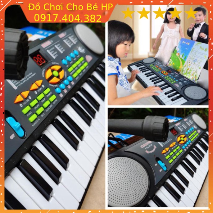 [SIÊU SALE] Đàn Organ Điện Tử 37 Phím Kèm Míc Hát Đồ Chơi Cho Bé ✅ Đồ Chơi Trẻ Em HP