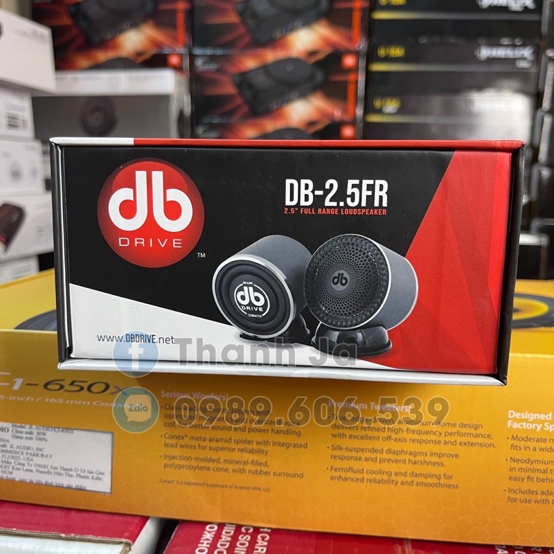 Loa Đặt Tablo Xe Db Drive 2.5FR USA Rất Hay