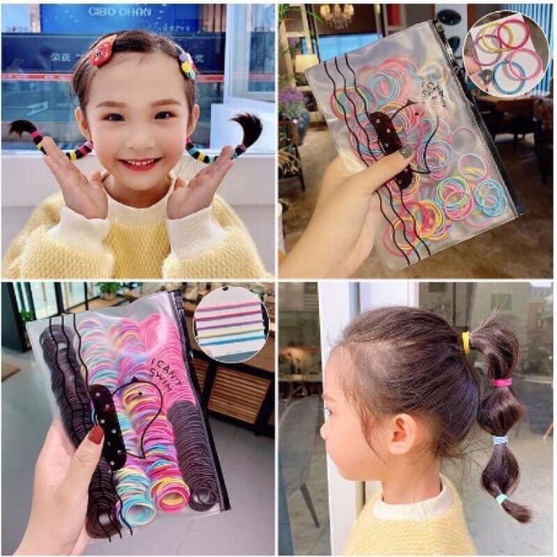 Túi 500 sợi thun tặng túi chip(sợi to)