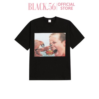 Áo thun nam ADLV oversize WOOPS CRAP ,áo thun unisex form rộng tay lỡ chất cá tính , BLACK56 M57