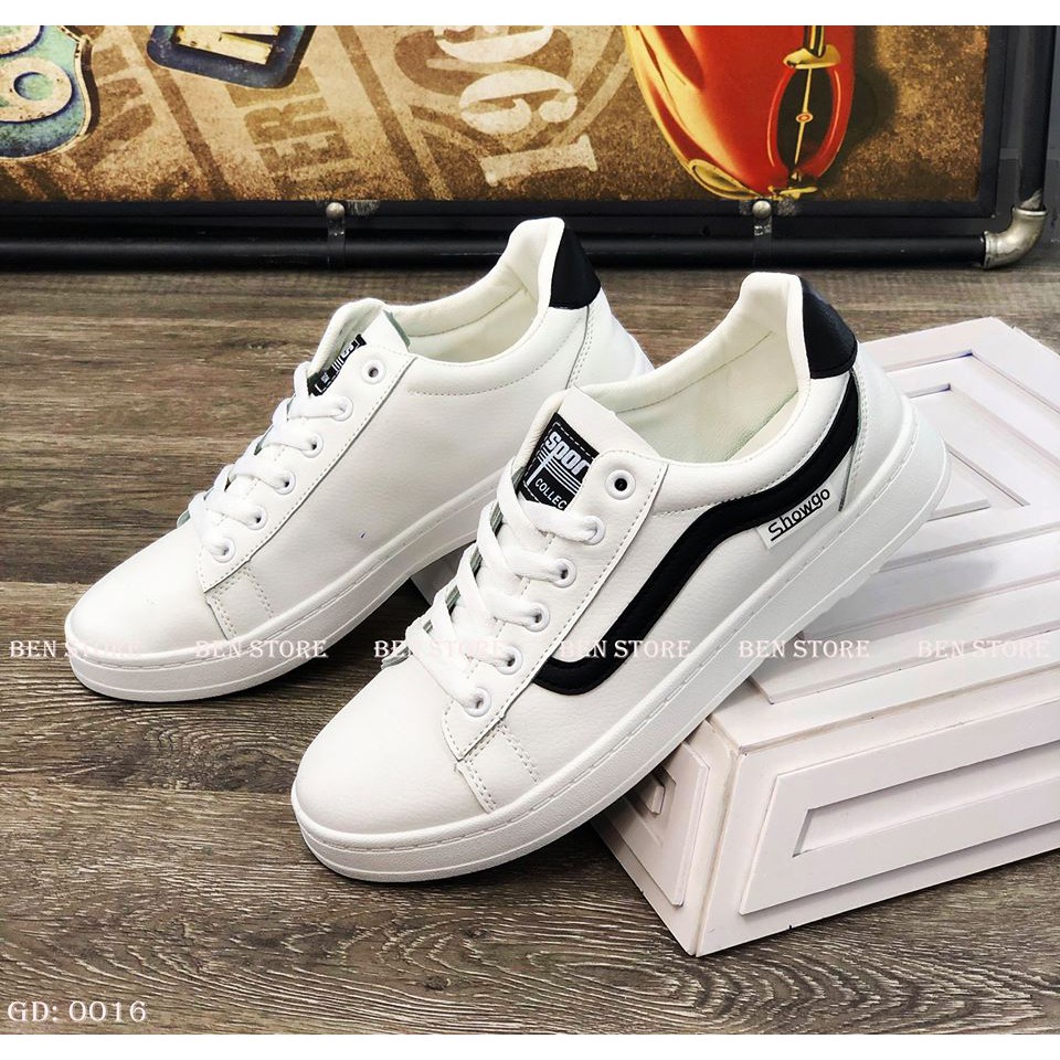 Giầy Da Nam Hót Hít 2020 { Với kiểu Dáng Sneakers Mới Nhất Hiện Nay } Đó Là Mẫu Giầy GD - 016 Được Bảo Hành 6 Tháng