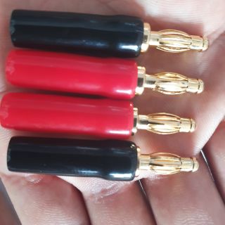 Jack bắp chuối đỏ đen đầu jack mạ vàng