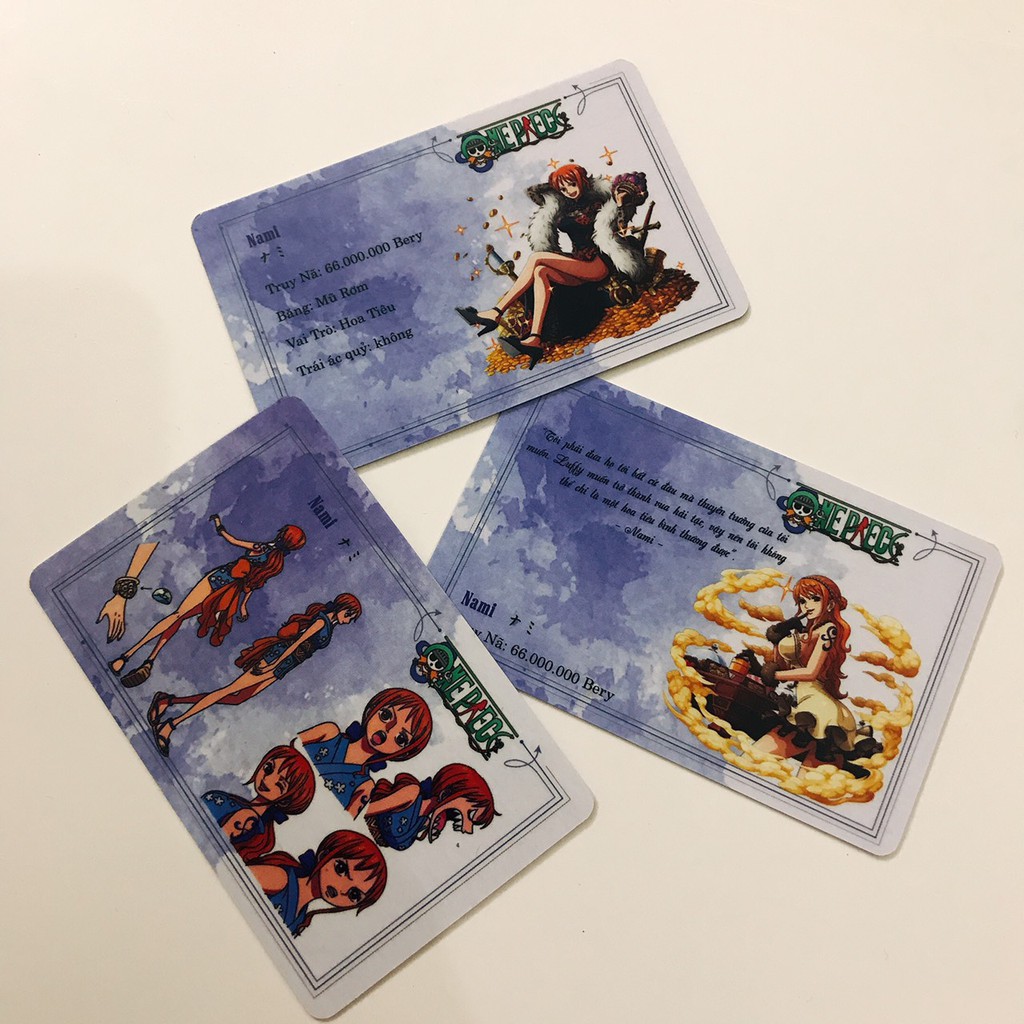 Thẻ Card Anime - thẻ nhựa Pvc hình các nhân vật trong truyện tranh One piece _ Ohara