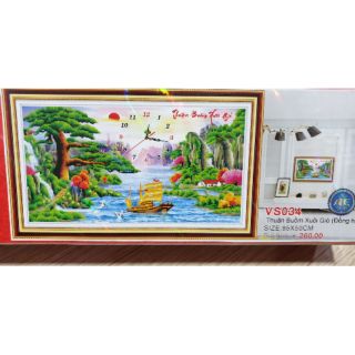 ( Kho sỉ) Tranh đính đá thuận buồm xuôi gió VS 034