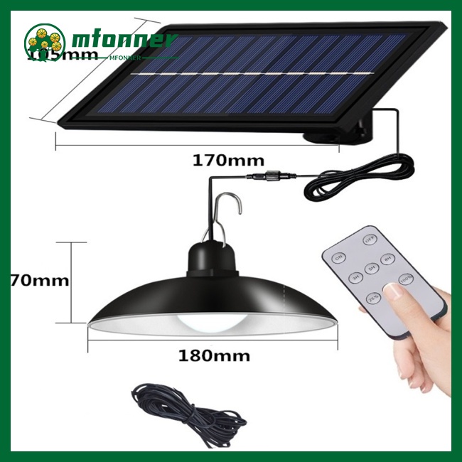 Đèn Treo Tường Điều Khiển Từ Xa Sử Dụng Năng Lượng Mặt Trời