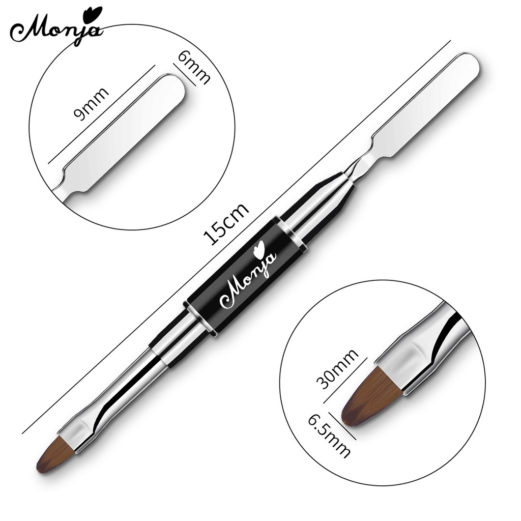 MONJA Cọ vẽ móng acrylic thời trang tiện lợi