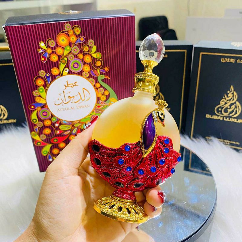 💥Tinh dầu nước hoa nội địa dubai Công đỏ ATTAR AL DIWAN SANG TRỌNG, QUYẾN RŨ