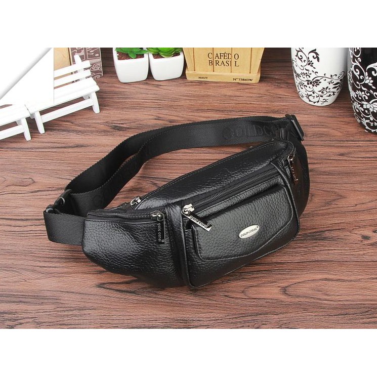 Túi bao tử da bò cao cấp dáng thể thao cực nam tính - TDB01 | BigBuy360 - bigbuy360.vn