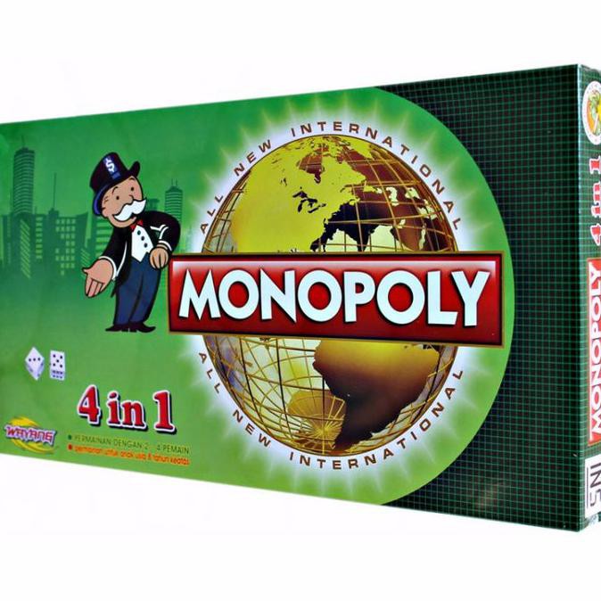 Mô Hình Đồ Chơi Monopoly 4 Trong 1 Chất Lượng Cao