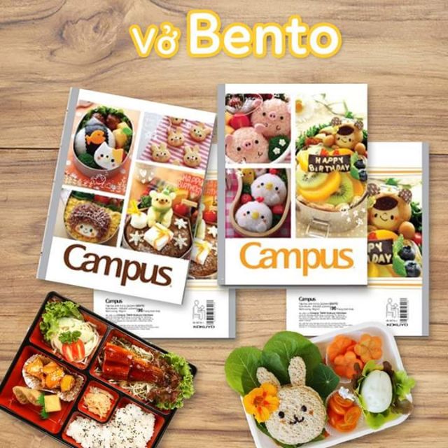 [Mã LIFEBOOK2 giảm 10% đơn 0Đ] Vở Kẻ Ngang Campus Bento 120 trang, 200trang