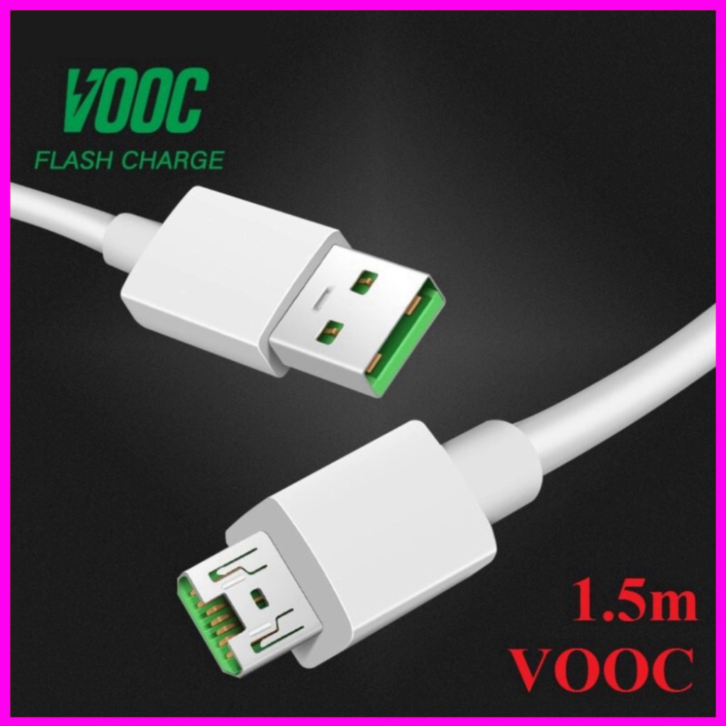 (Giá Tốt Nhất) Cáp Sạc Nhanh OPPO micro usb Chuẩn 4A - Hỗ Trợ VOOC Cam Kết  Đúng Zin OPPO 100% (Chất Lượng Hàng Đầu)