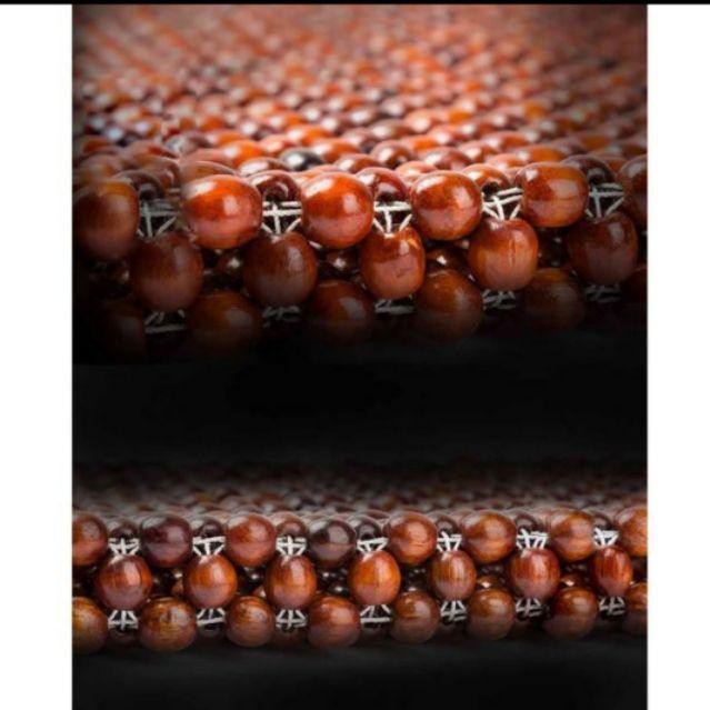 Lót ghế ô tô - hạt gỗ nhãn