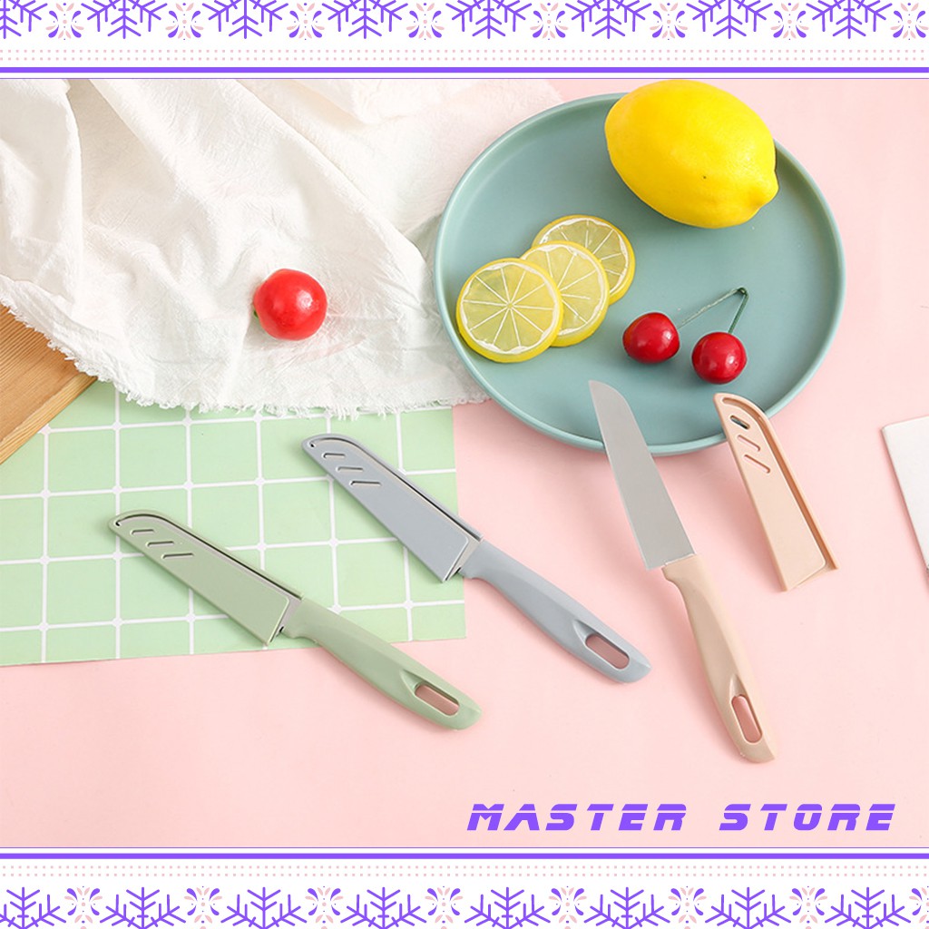 Dao gọt trái cây đa năng có nắp đậy Master Store