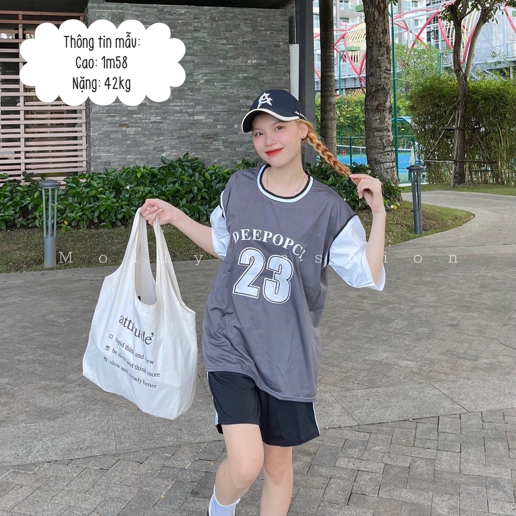 Set Đồ Bộ Bóng Rổ Nam Nữ DEEPOPCL 23 phong các Ulzzang, Phom Unisex Freesize Molly Fashion