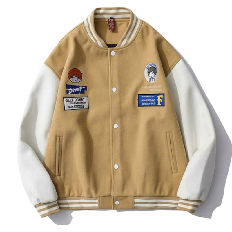 Áo Khoác Nỉ BOMBER PE Unisex Cúc Bấm ETP Mẫu Mới Bao HOT - ĐĂNG QUANG FASHION