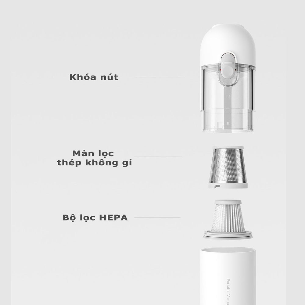 Máy hút bụi cầm tay Mijia SSXCQ01XY - Mi Vacuum Cleaner Mini, công suất 120W