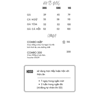 Pate tươi cho chó mèo set dùng thử (chỉ ship HN)