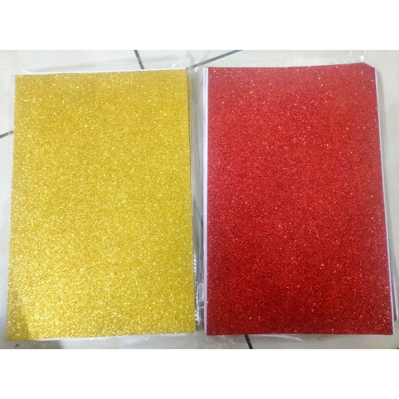 10 tấm xốp kim tuyến có keo dán cắt chữ thư pháp xốp kim tuyến kèm keo