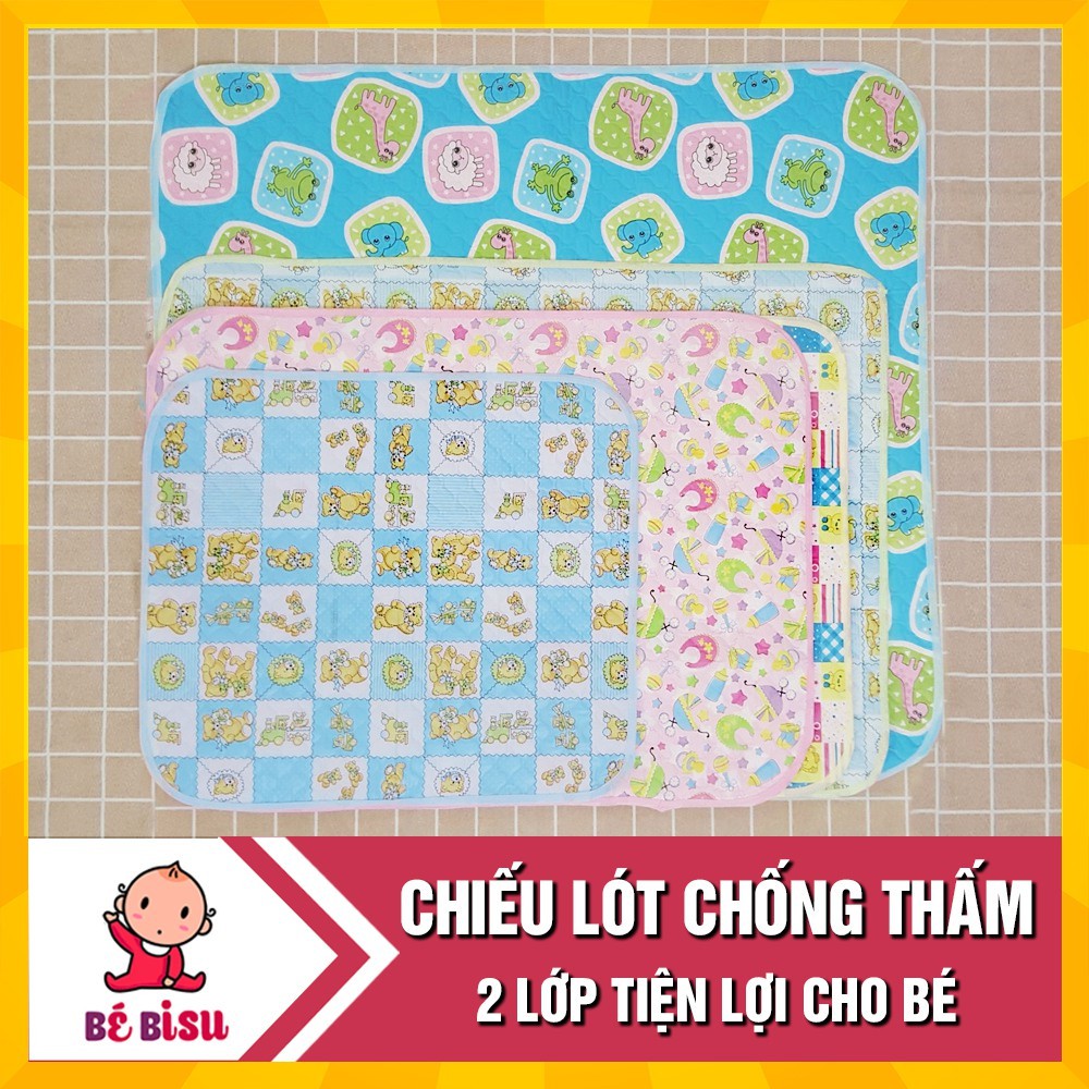 Chiếu lót thay bỉm chống thấm loại To cho trẻ sơ sinh