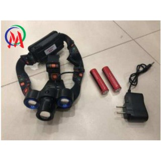 Đèn pin đội đầu 3 bóng siêu sáng T6