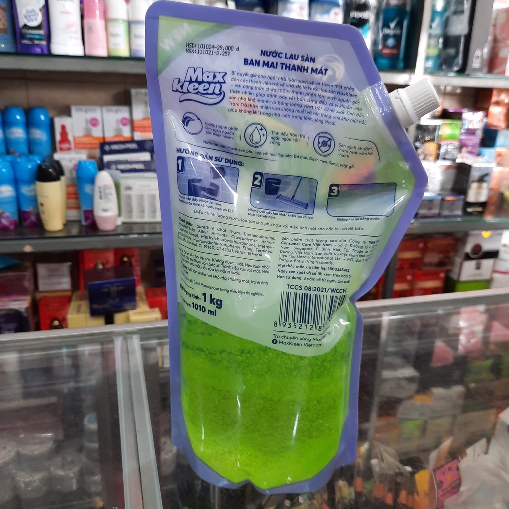 Túi Nước Lau Sàn Maxkleen BAN MAI THANH MÁT 1kg