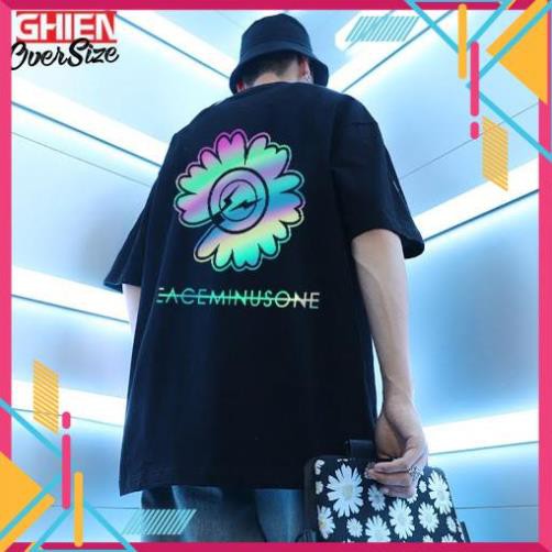 Áo Thun G-Dragon PEACEMINUSONE Oversize Tay Lỡ Phản Quang 7 Màu M/XL