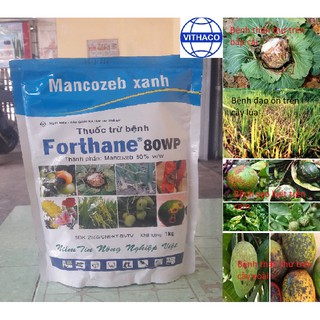 Thuốc trừ bệnh Forthane 80WP 1kg *Mancozeb xanh*