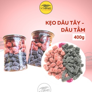 Kẹo dẻo dâu tây dâu tằm Đà Lạt chua ngọt 400g
