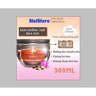 Kem Dưỡng Thể Tesori D'Oriente  Hoa Sen - Chính Hãng Nhập Khẩu Ý
