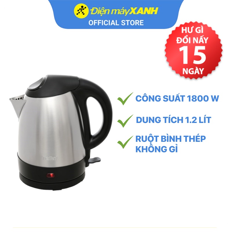 [Mã ELHADEV giảm 4% đơn 300K] Bình đun siêu tốc Tefal KI431D10