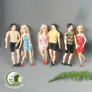 Búp bê nữ tóc dài, búp bê ken con trai có 14 khớp - cao 30cm - chọn mẫu