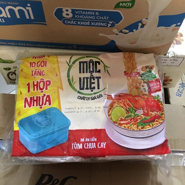 Thùng mì Mộc Việt 30 gói *75g