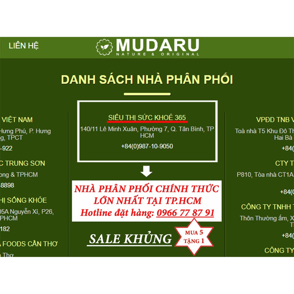 [Chính Hãng] Trà Khổ Qua Rừng Mudaru Hỗ trợ Tiểu Đường Hộp 50 Túi lọc Siêu Thị Sức Khoẻ 365