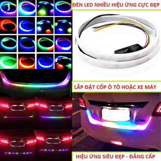 DÂY LED AUDI CHẠY ĐUỔI NHIỀU CHẾ ĐỘ LẮP XE MÁY Ô TÔ LOẠI TỐT SIÊU ĐẸP DÀI 1,2 MÉT
