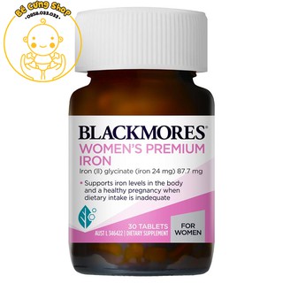 Blackmores Sắt bầu Womens Premium Iron 30 viên